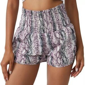 Free People The Way Home Printed Shorts- size Small